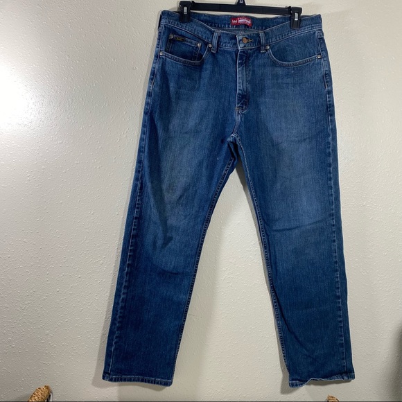 Lee Men’s Jeans High Rise 36- 32 Premium Select Stretch Denim Straigh Le… - Picture 2 of 11
